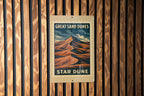 Great Sand Dunes Star Dune Metal Sign – Vintage National Park Stamp Style Wall Art for Home or Cabin Décor — photo 1