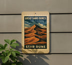 Great Sand Dunes Star Dune Metal Sign – Vintage National Park Stamp Style Wall Art for Home or Cabin Décor — photo 5