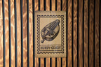 Hurdy-Gurdy Stamp Style Metal Sign – Vintage Music Instrument Wall Art, Rustic Musician Decor, Folk Music Gift — photo 1