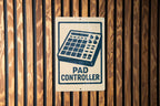 Pad Controller Metal Sign – Retro Music Studio Decor, DJ Beat Maker Wall Art, Stamp Style Aluminum Music Producer Gift — photo 4