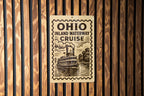 Ohio Inland Waterway Cruise Metal Sign – Vintage Stamp Style Wall Art for Lake House, Nautical Decor, Rustic Ohio Gift — photo 4