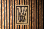 Wood Carving Chisels Metal Sign – Vintage Stamp Style Workshop Decor for Woodworkers, Rustic Garage or Tool Shop Art — photo 4