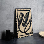 XLR Cables Metal Sign – Vintage Stamp Style Music Studio Wall Art, Audio Recording Room Decor, Gift for Musicians — photo 3