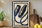 XLR Cables Metal Sign – Vintage Stamp Style Music Studio Wall Art, Audio Recording Room Decor, Gift for Musicians — photo 4