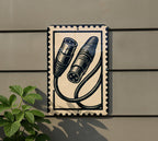 XLR Cables Metal Sign – Vintage Stamp Style Music Studio Wall Art, Audio Recording Room Decor, Gift for Musicians — photo 5