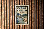 Carol Stream Illinois Metal Sign – Retro Postage Stamp Design Featuring Iconic Town Name and Vintage Travel Theme Décor — photo 2