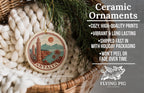 Antalya Türkiye Ceramic Ornament with Circular Patent Diagram Featuring Iconic Landmark and Scenic Antalya View — photo 6