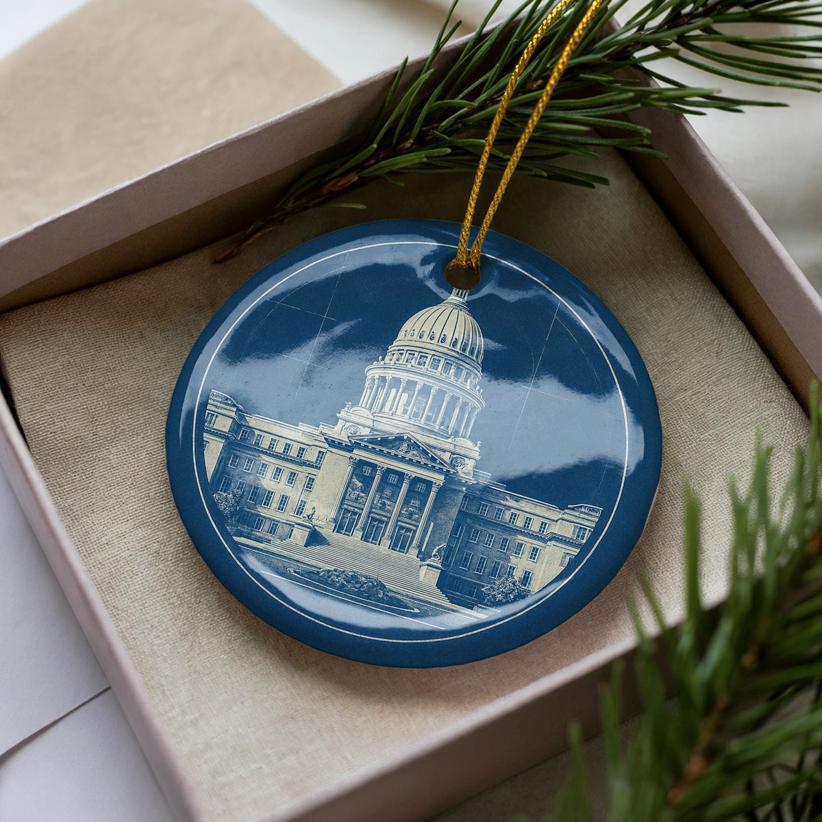 BOI Landmark View Ceramic Ornament – Iconic Bay of Islands Scenic Design – New Zealand Souvenir Keepsake Ornament — photo 2