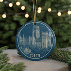 Durham City Skyline Ceramic Ornament – Iconic Landmark View of DUR – Durham Holiday Keepsake Decoration — photo 5