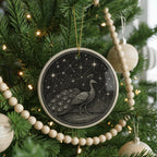 Pavo Star Constellation Ceramic Ornament Featuring Celestial Pattern and Iconic Astronomical Landmarks — photo 4
