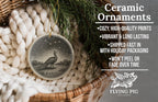 Pavo Star Constellation Ceramic Ornament Featuring Celestial Figures and Iconic Pavo Landmark Design — photo 6