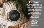 Triangulum Star Map Ornament – Celestial Constellation with Iconic Triangulum_2 Landmark – Ceramic Holiday Decoration — photo 6