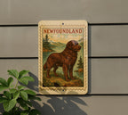 Newfoundland Vintage Stamp Style Metal Sign, Newfoundland Canada Travel Souvenir Wall Decor, Province Landmark Signage Gift — photo 5