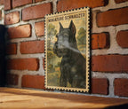 Miniature Schnauzer Vintage Stamp Style Metal Sign, Schnauzer Dog Wall Decor, Pet Lover Gift, Dog Breed Sign — photo 2