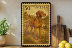 Vizsla Dog Vintage Stamp Style Metal Sign, Hungarian Vizsla Wall Decor, Hunting Dog Gift, Rustic Home Bar Garage Sign — photo 2