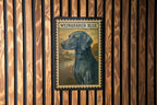 Weimaraner Dog Vintage Stamp Style Metal Sign, Weimaraner Breed Decor, Dog Lover Gift, Pet Memorial Plaque, Kennel Sign — photo 3