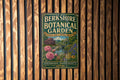 Vintage Berkshire Botanical Garden Massachusetts Metal Sign, Garden Landmark Decor, Berkshires MA Souvenir Wall Plaque — photo 1
