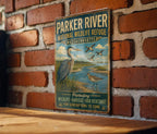 Parker River National Wildlife Refuge Massachusetts Vintage Style Metal Sign Coastal Wildlife Refuge Decor Gift — photo 1
