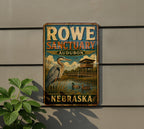 Rowe Sanctuary Audubon Nebraska Vintage Style Metal Sign, Bird Sanctuary Nature Reserve Decor, Nebraska Wildlife Gift — photo 5