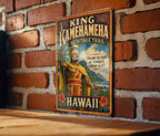 Vintage Style King Kamehameha Heritage Trail Hawaii Metal Sign, Hawaiian History Landmark Decor, Island Souvenir Gift — photo 3