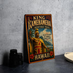 Vintage Style King Kamehameha Heritage Trail Hawaii Metal Sign, Hawaiian History Landmark Decor, Island Souvenir Gift — photo 4