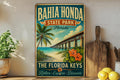 Bahia Honda State Park Florida Vintage Style Metal Sign, Florida Keys Souvenir Wall Decor, Beach Camping Travel Gift — photo 1