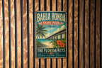 Bahia Honda State Park Florida Vintage Style Metal Sign, Florida Keys Souvenir Wall Decor, Beach Camping Travel Gift — photo 2