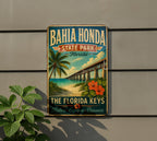 Bahia Honda State Park Florida Vintage Style Metal Sign, Florida Keys Souvenir Wall Decor, Beach Camping Travel Gift — photo 5
