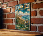 Vintage Border Field State Park California Metal Sign, San Diego Coastal Park Souvenir Plaque, Outdoor Recreation Decor — photo 2