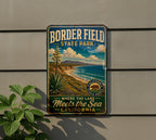 Vintage Border Field State Park California Metal Sign, San Diego Coastal Park Souvenir Plaque, Outdoor Recreation Decor — photo 5