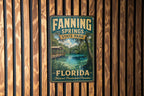 Fanning Springs State Park Florida Vintage Style Metal Sign, Nature Park Souvenir Wall Decor, Travel Landmark Sign — photo 2