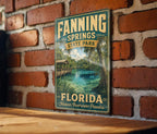 Fanning Springs State Park Florida Vintage Style Metal Sign, Nature Park Souvenir Wall Decor, Travel Landmark Sign — photo 3