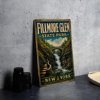 Fillmore Glen State Park New York Vintage Style Metal Sign, Finger Lakes Park Souvenir Plaque, Outdoor Adventure Decor — photo 4