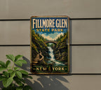 Fillmore Glen State Park New York Vintage Style Metal Sign, Finger Lakes Park Souvenir Plaque, Outdoor Adventure Decor — photo 5