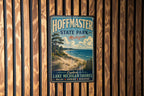 Hoffmaster State Park Michigan Vintage Style Metal Sign, Lake Michigan Dunes Outdoor Adventure Camp Decor Gift — photo 1