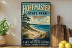 Hoffmaster State Park Michigan Vintage Style Metal Sign, Lake Michigan Dunes Outdoor Adventure Camp Decor Gift — photo 3