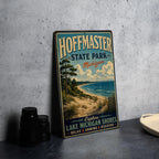 Hoffmaster State Park Michigan Vintage Style Metal Sign, Lake Michigan Dunes Outdoor Adventure Camp Decor Gift — photo 4