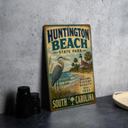 Huntington Beach State Park South Carolina Vintage Metal Sign, Coastal Beach Nature Decor, SC State Park Souvenir Plaque — photo 4