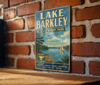 Lake Barkley State Resort Park Kentucky Vintage Style Metal Sign, Lake Barkley Wall Decor, Park Souvenir Sign — photo 2