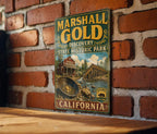 Vintage Style Marshall Gold Discovery State Historic Park California Metal Sign, Gold Rush Landmark Decor, Historic Park Wall Sign — photo 3