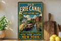 Old Erie Canal State Historic Park New York Vintage Style Metal Sign, Erie Canal Landmark Decor, Upstate NY Souvenir Sign — photo 1