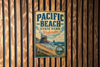 Pacific Beach State Park Washington Vintage Style Metal Sign, Coastal Beach Campground Souvenir Decor, Ocean Shore Travel Sign — photo 2