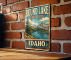 Round Lake State Park Idaho Vintage Style Metal Sign, Outdoor Recreation Decor, Idaho State Park Souvenir Sign — photo 3