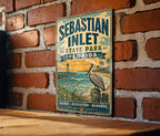 Sebastian Inlet State Park Florida Vintage Style Metal Sign, Coastal Park Souvenir Wall Decor, Beach Camping Travel Gift — photo 3