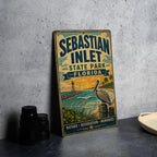Sebastian Inlet State Park Florida Vintage Style Metal Sign, Coastal Park Souvenir Wall Decor, Beach Camping Travel Gift — photo 4