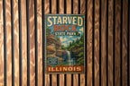 Starved Rock State Park Illinois Vintage Style Metal Sign, Park Landmark Decor, Illinois Travel Souvenir Sign — photo 2