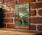 Starved Rock State Park Illinois Vintage Style Metal Sign, Park Landmark Decor, Illinois Travel Souvenir Sign — photo 3