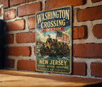 Washington Crossing State Park New Jersey Vintage Style Metal Sign, Park Landmark Souvenir Wall Decor, Historic Delaware River Site — photo 3