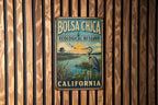 Bolsa Chica Ecological Reserve California Vintage Style Metal Sign, Coastal Wetlands Nature Preserve Decor, Huntington Beach CA Gift — photo 3