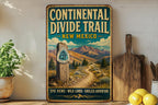 Vintage Continental Divide Trail New Mexico Metal Sign, CDT Hiking Route Decor, Trail Sign for Backpackers, Outdoor Adventure Wall Art — photo 2